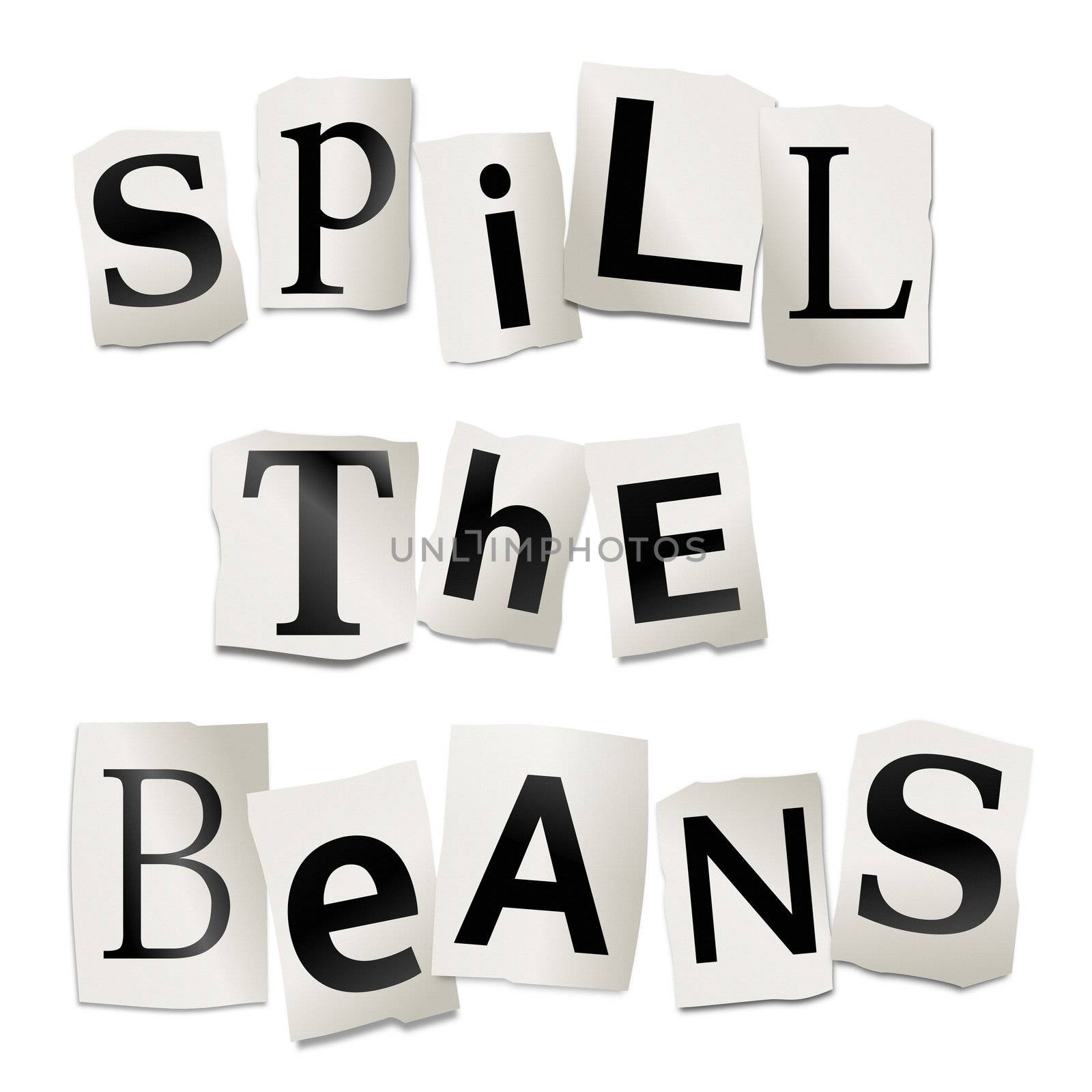 Spill the beans concept. by 72soul