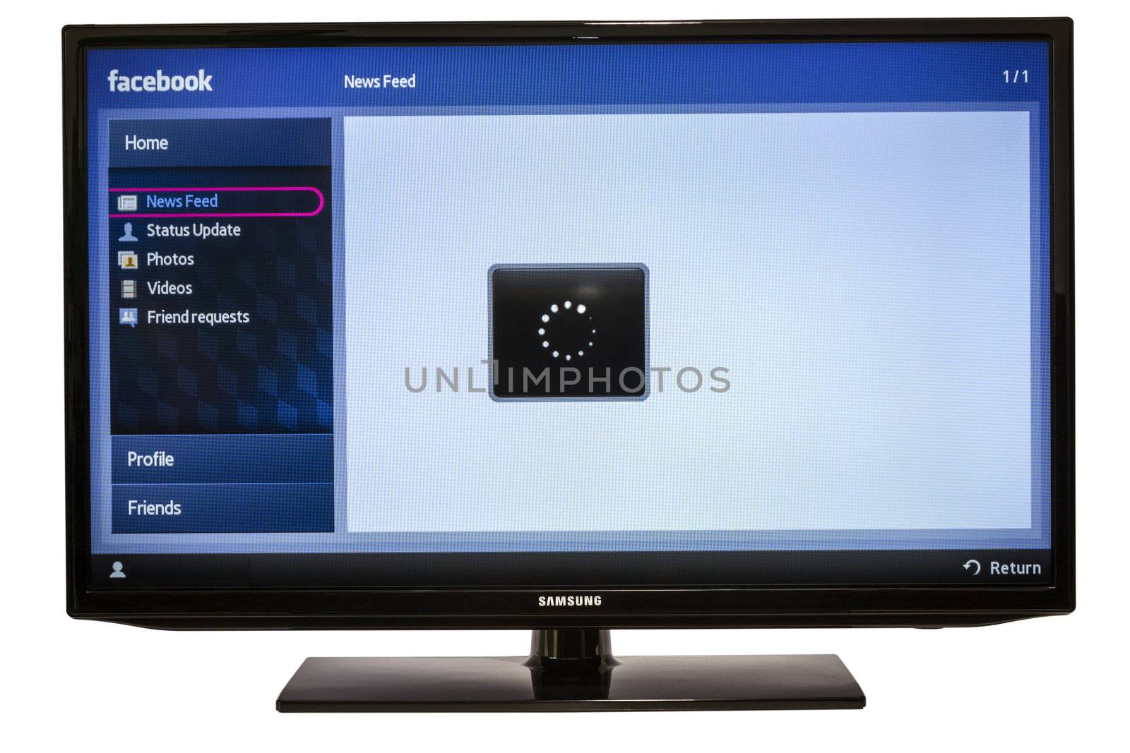 Facebook on Smart TV by manaemedia