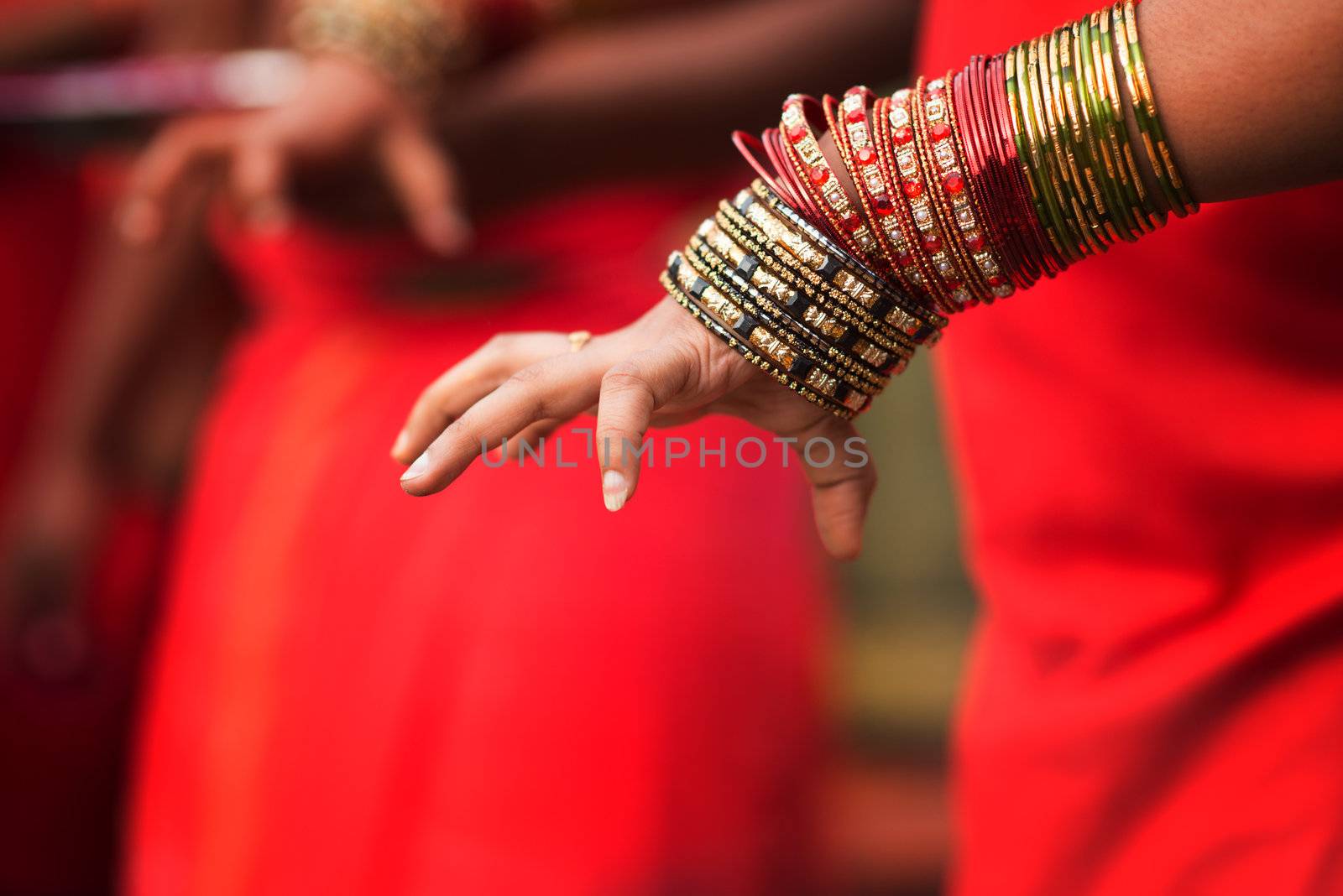 Close up of a devotee's hand at Thaipusam event celebrating Lord Murugan, Batu Caves, Kuala Lumpur, Malaysia
