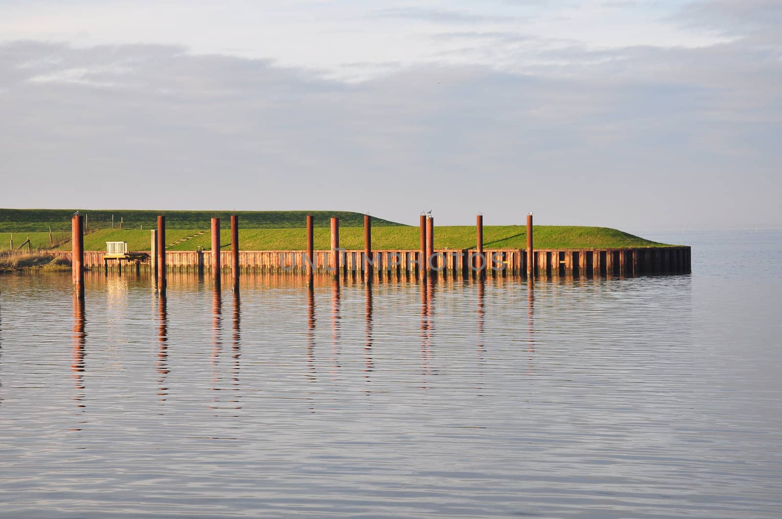 Harbour of Dangast, North Sea by rbiedermann