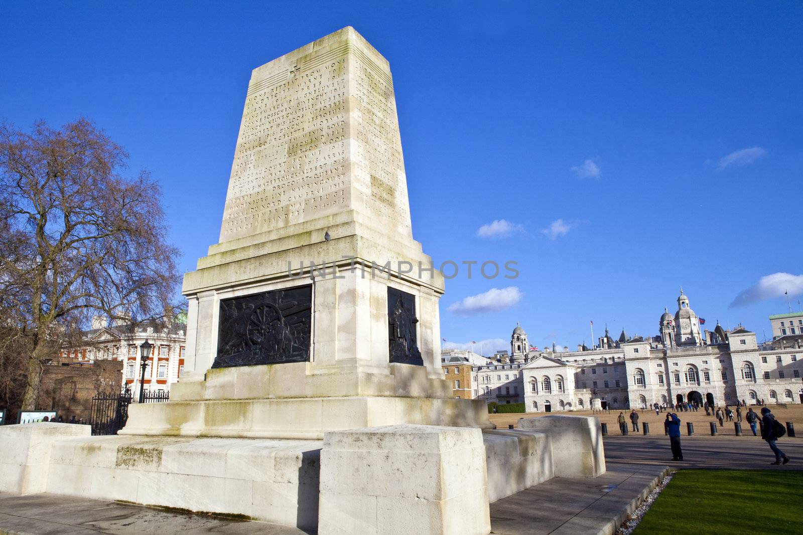 Guards Memorial and Horse Guards Parade by chrisdorney