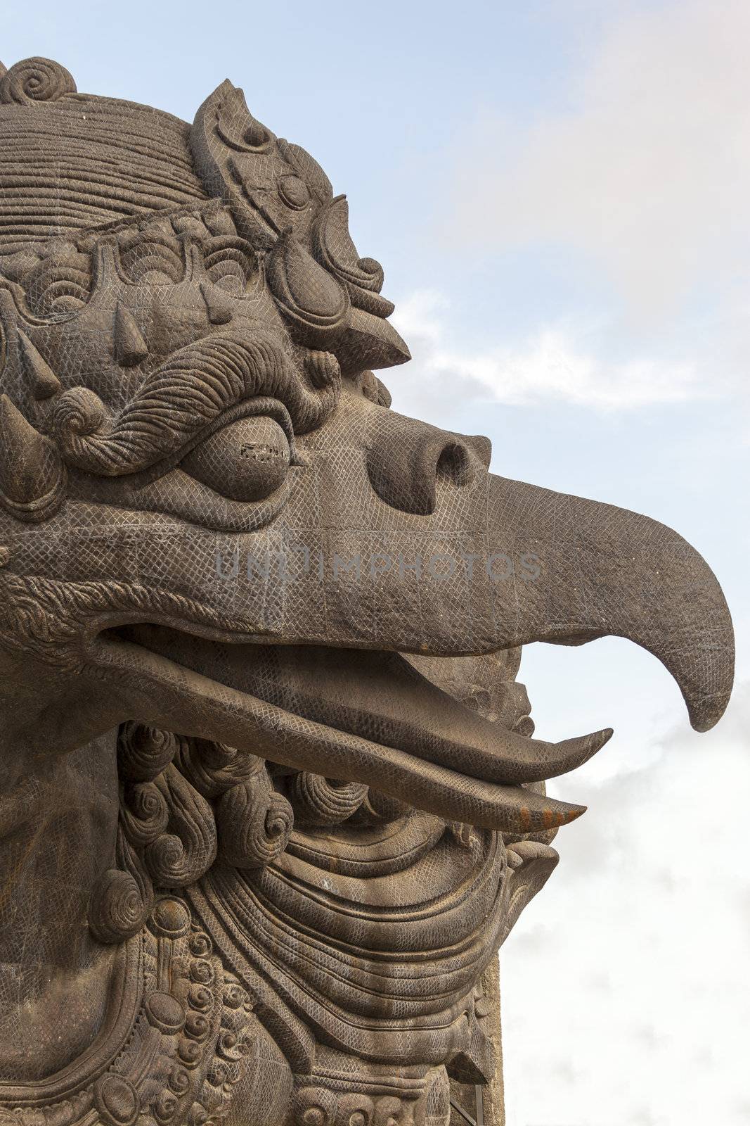 Large statue of Garuda in Bali