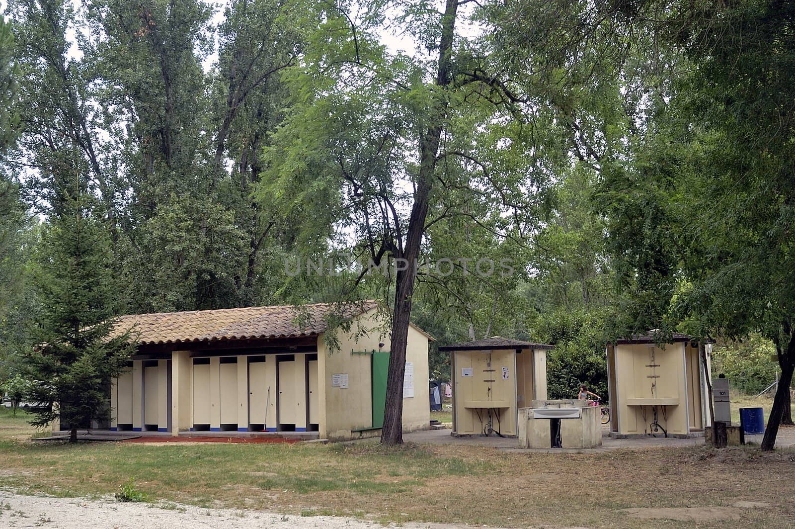 toilets of camp-site