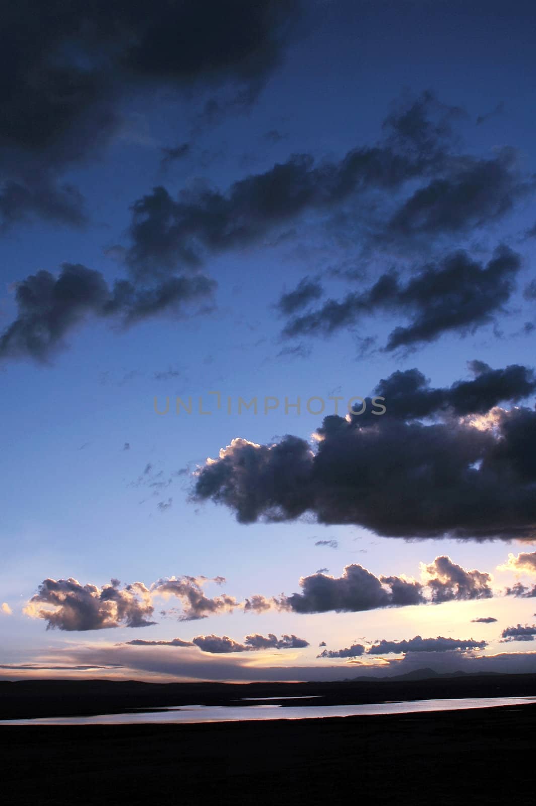 Cloudscape at sunset