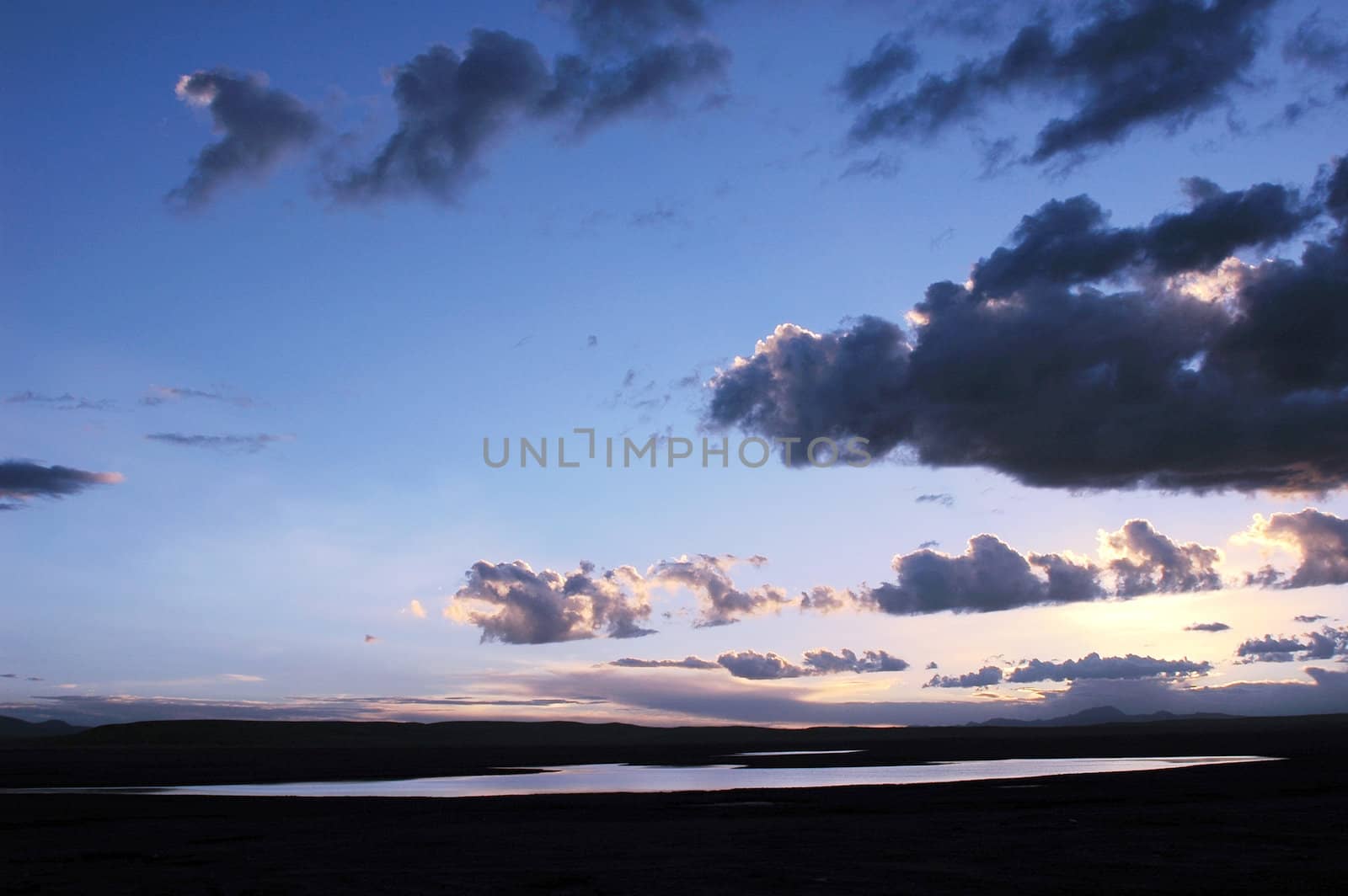 Cloudscape at sunset