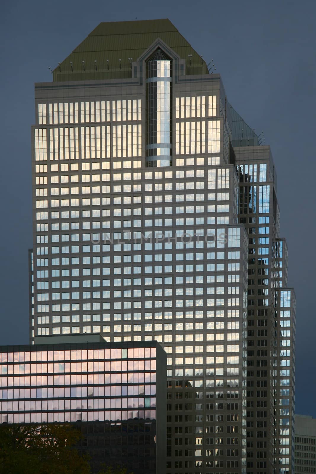 High towers in downtown Calgary, Canada