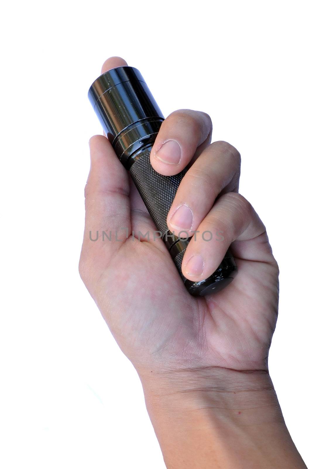 a small flashlight on hand