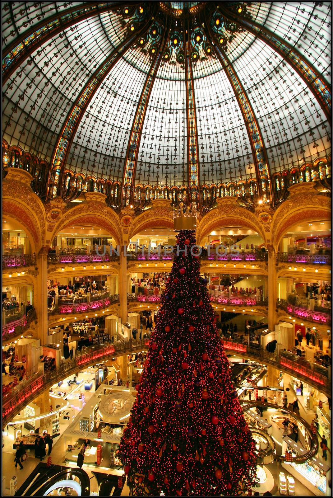 Christmas celebration in Paris
