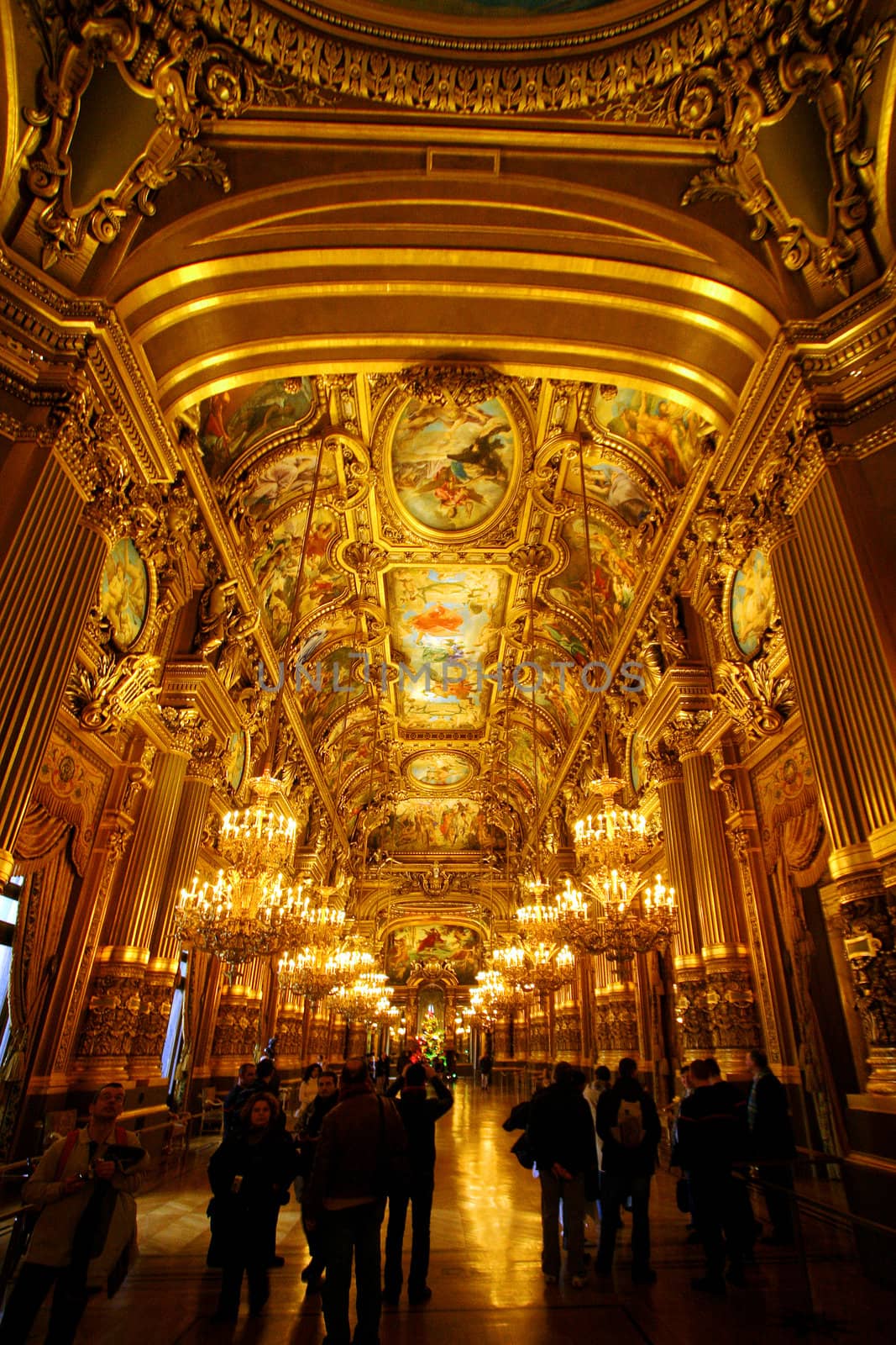 Palais or Opera Garnier & The National Academy of Music in Paris, France
