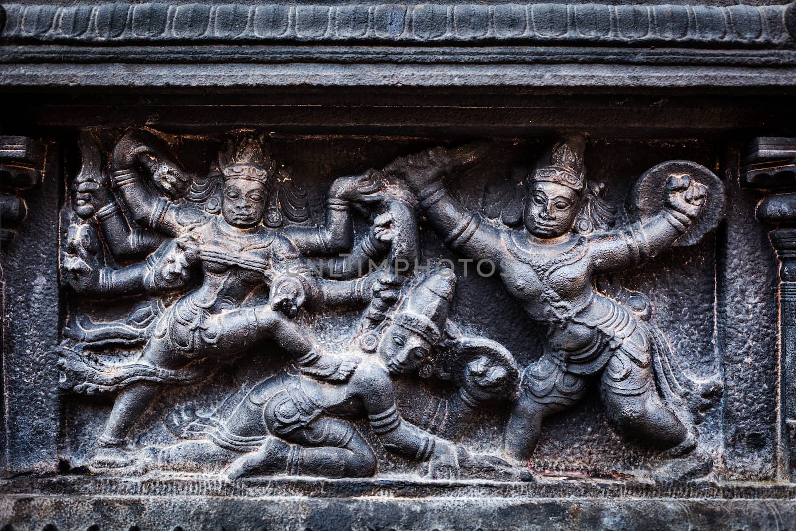 Bas relief. Brihadishwara Temple, Tanjore by dimol