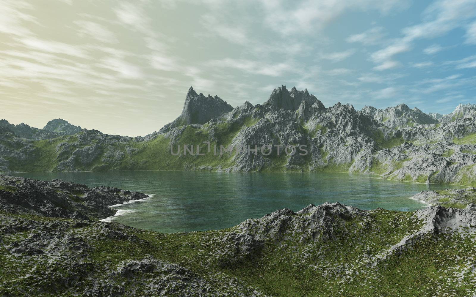 Mountain Lake by Ragnar