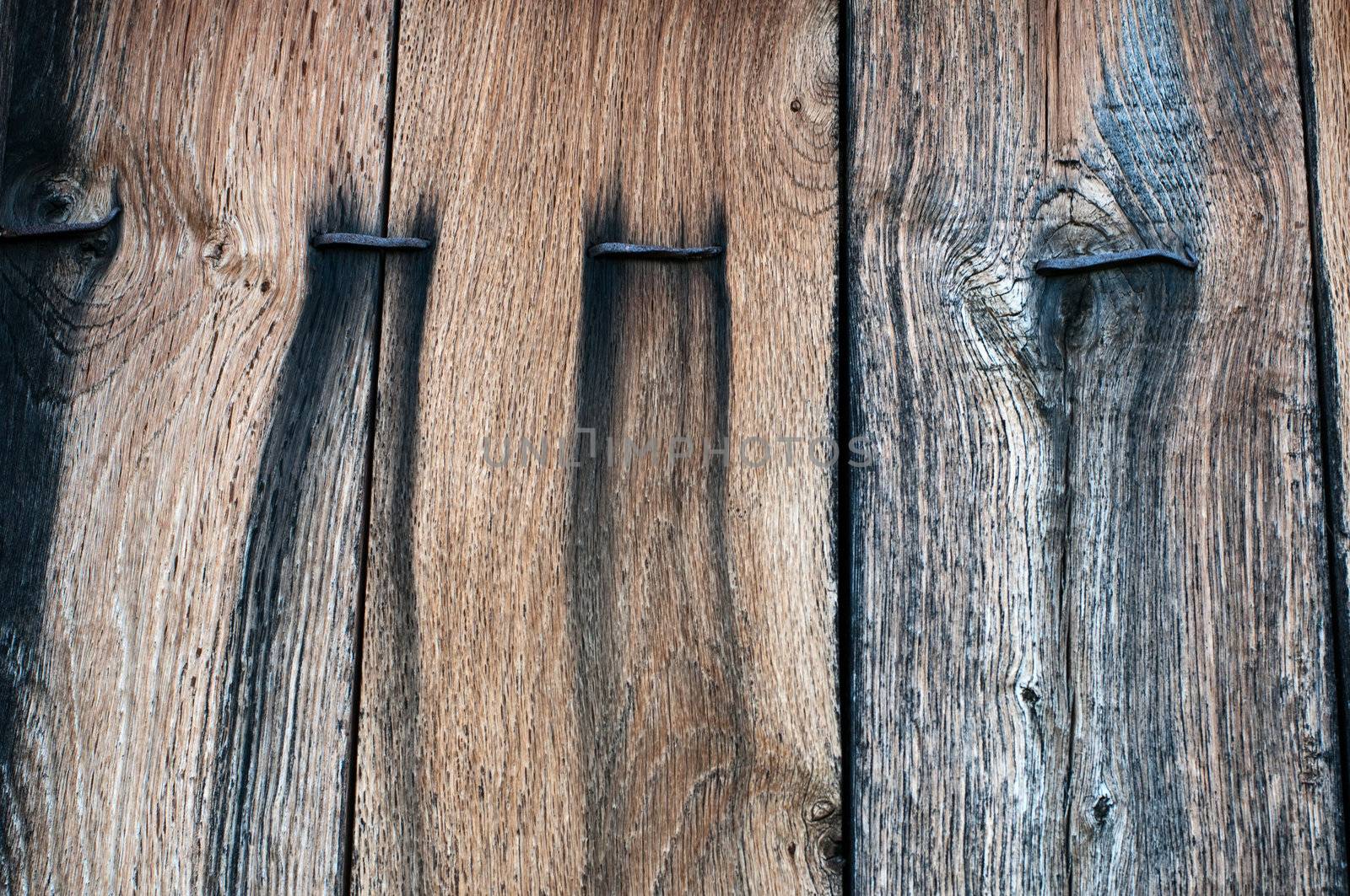 texture of old wooden planks for background