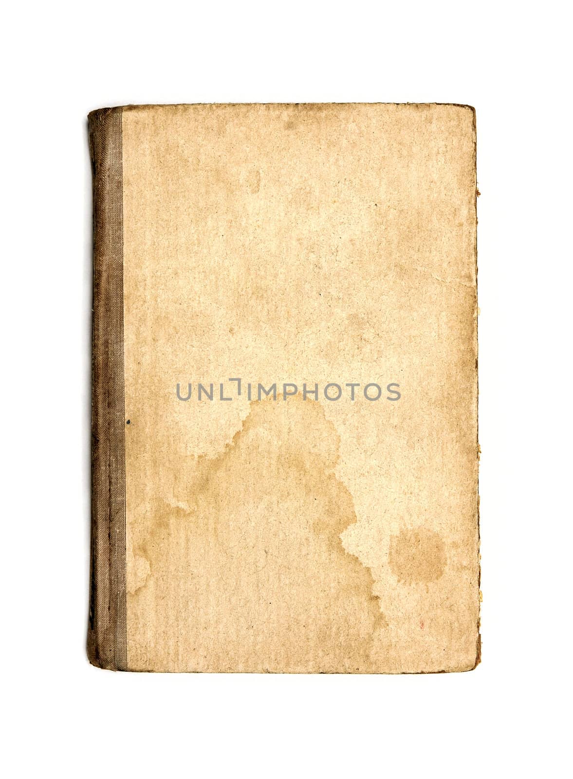 Old book cover is isolated on a white background by DNKSTUDIO