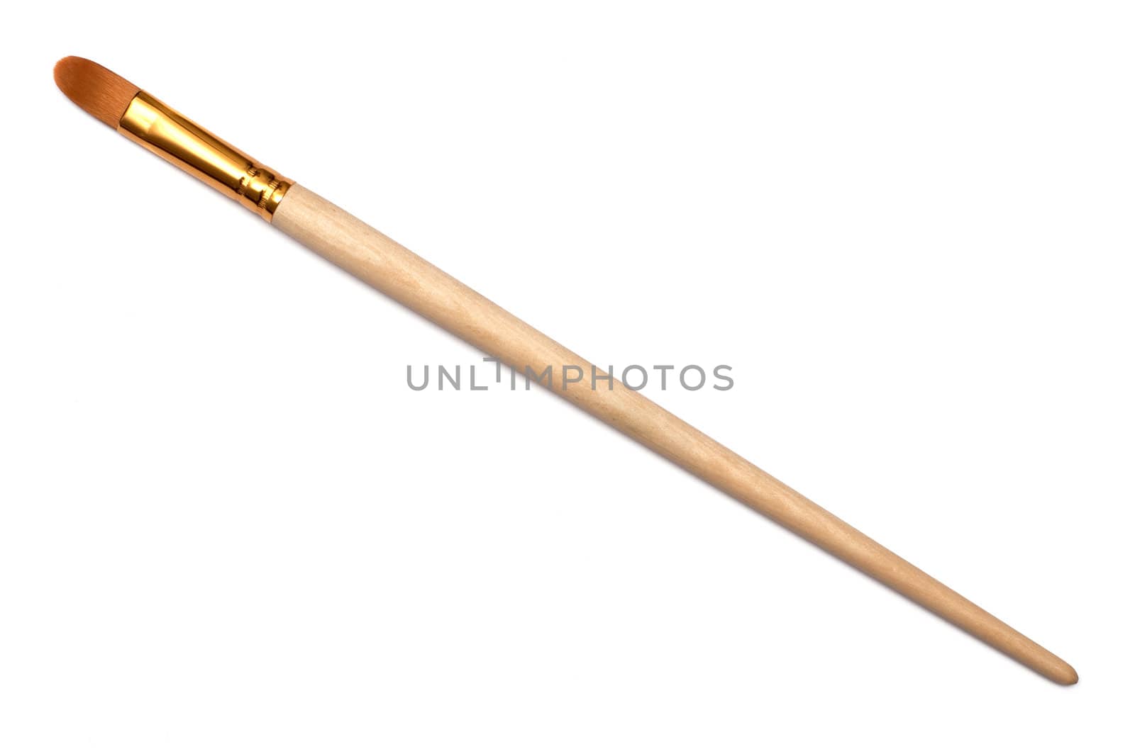 Paintbrush isolated on white background by DNKSTUDIO