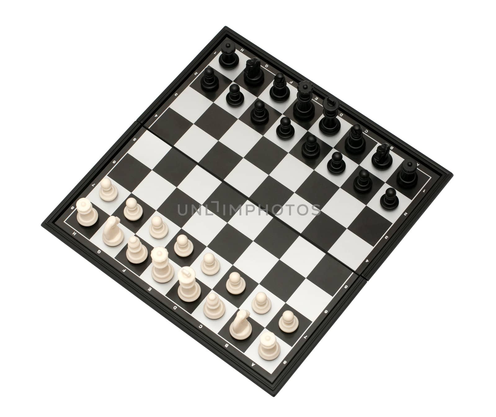 chess isolated on a white background by DNKSTUDIO