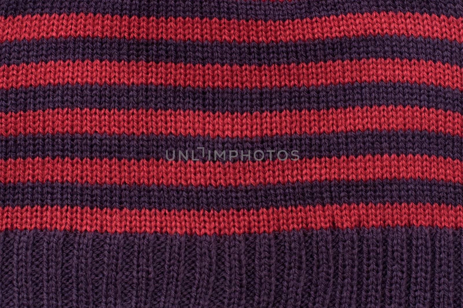 Colors knitted wool close up