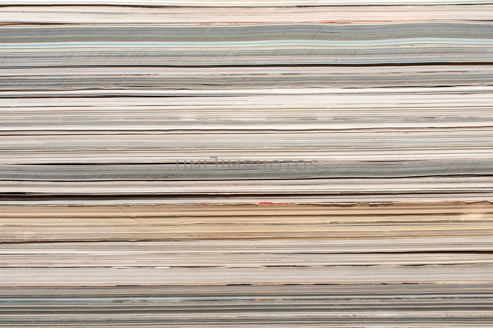 Paper textures. stack of magazines