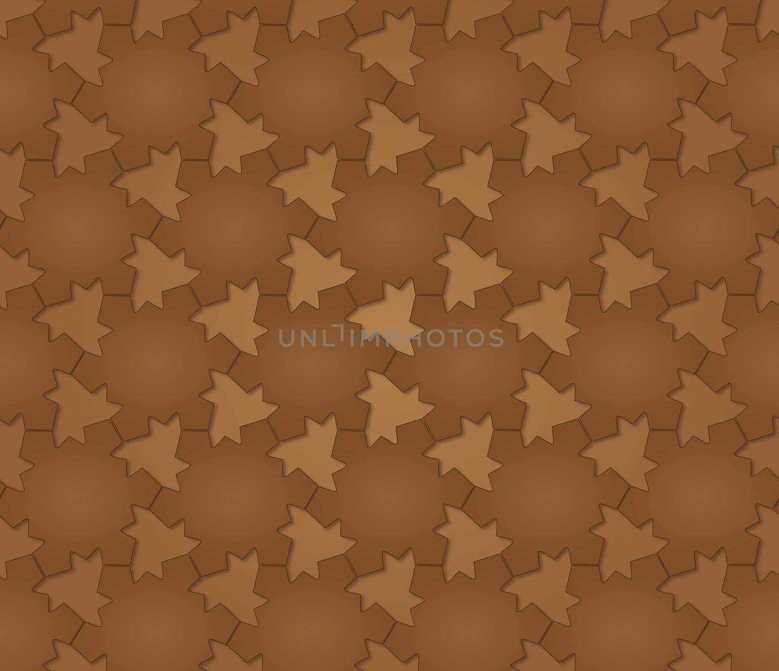 texture grouped dark brown stars on light brown background