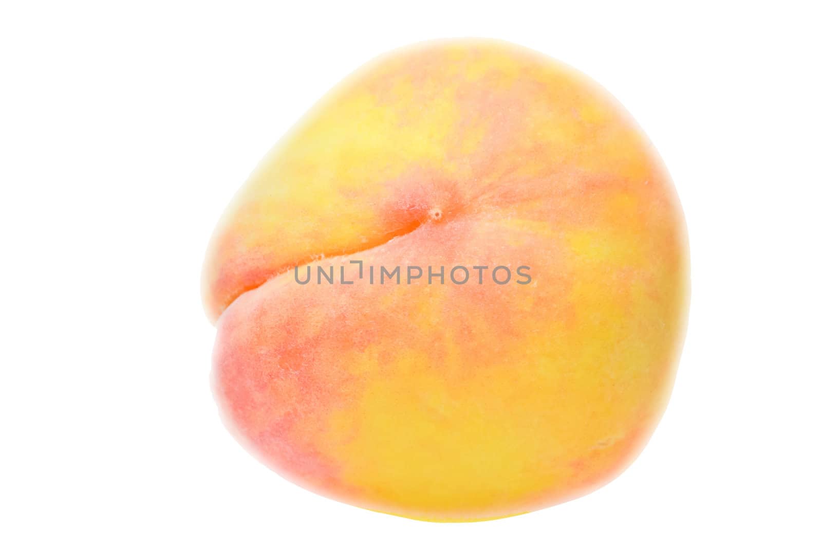 Isolated on white peach