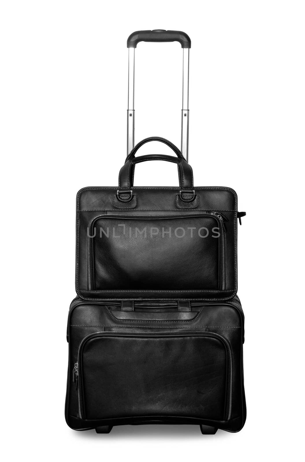 Travel or business bag isolated over white