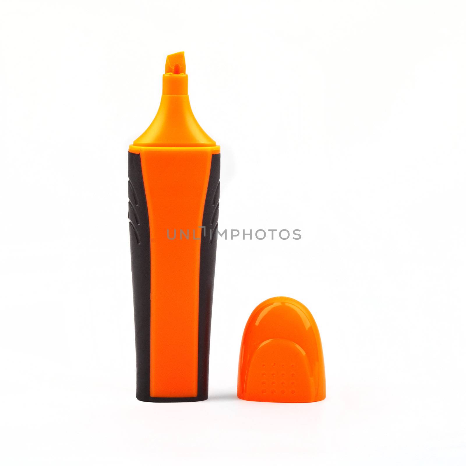 Orange Highlighter Pen by chrisdorney