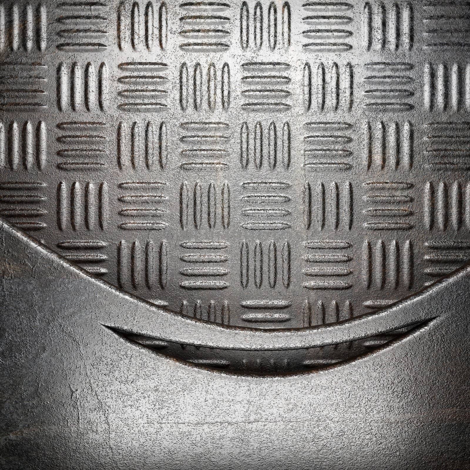 metal on wall made in 3D