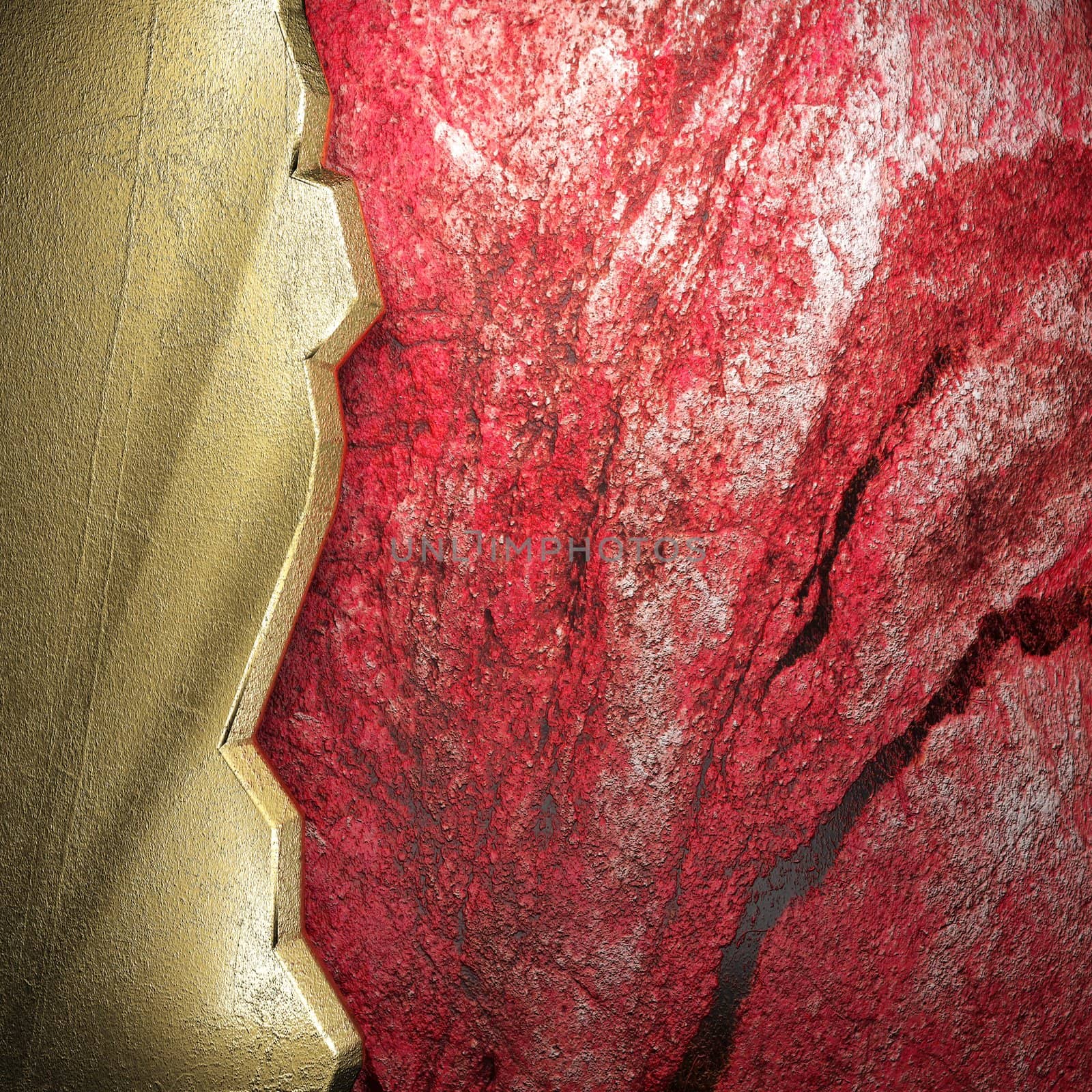 golden background made in 3D