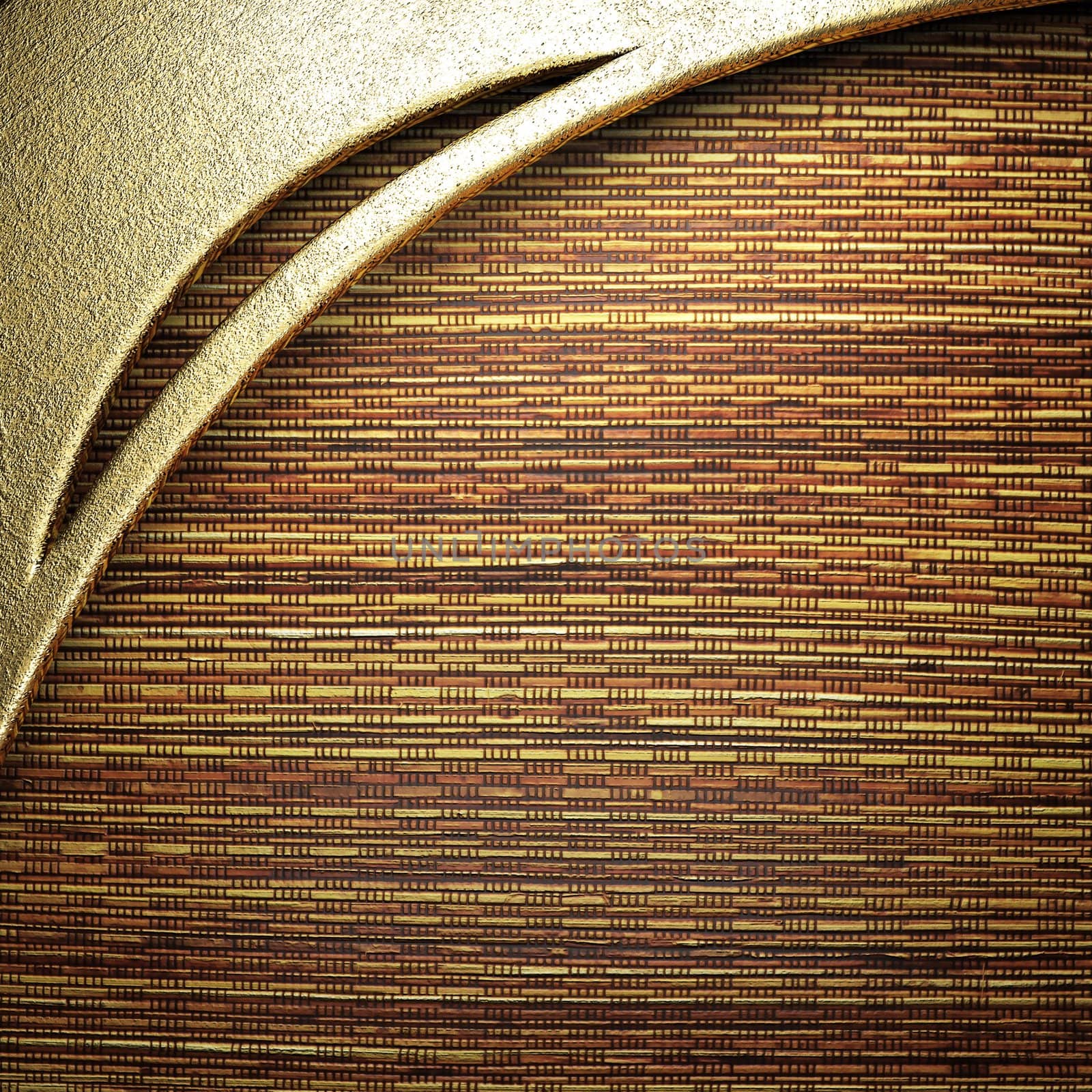 golden background made in 3D