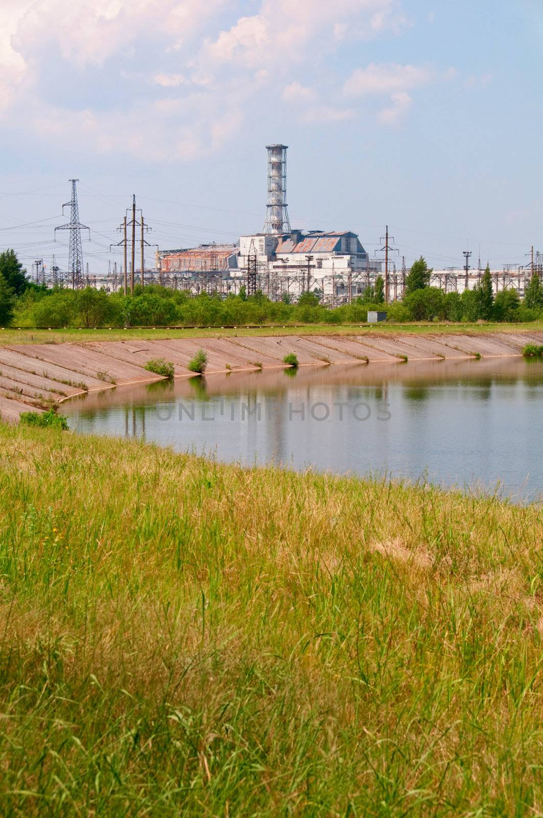 Chernobyl atomic nuclear power station in Ukraine