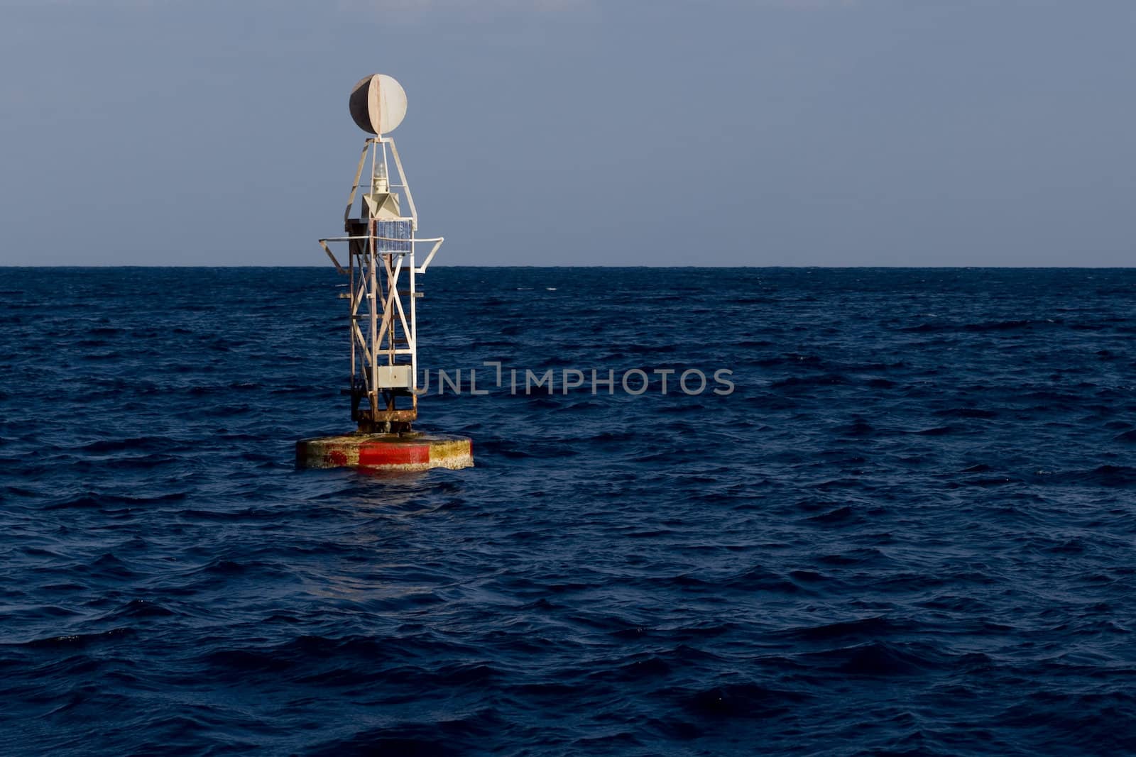 Buoy at the Red Sea (Egypt).