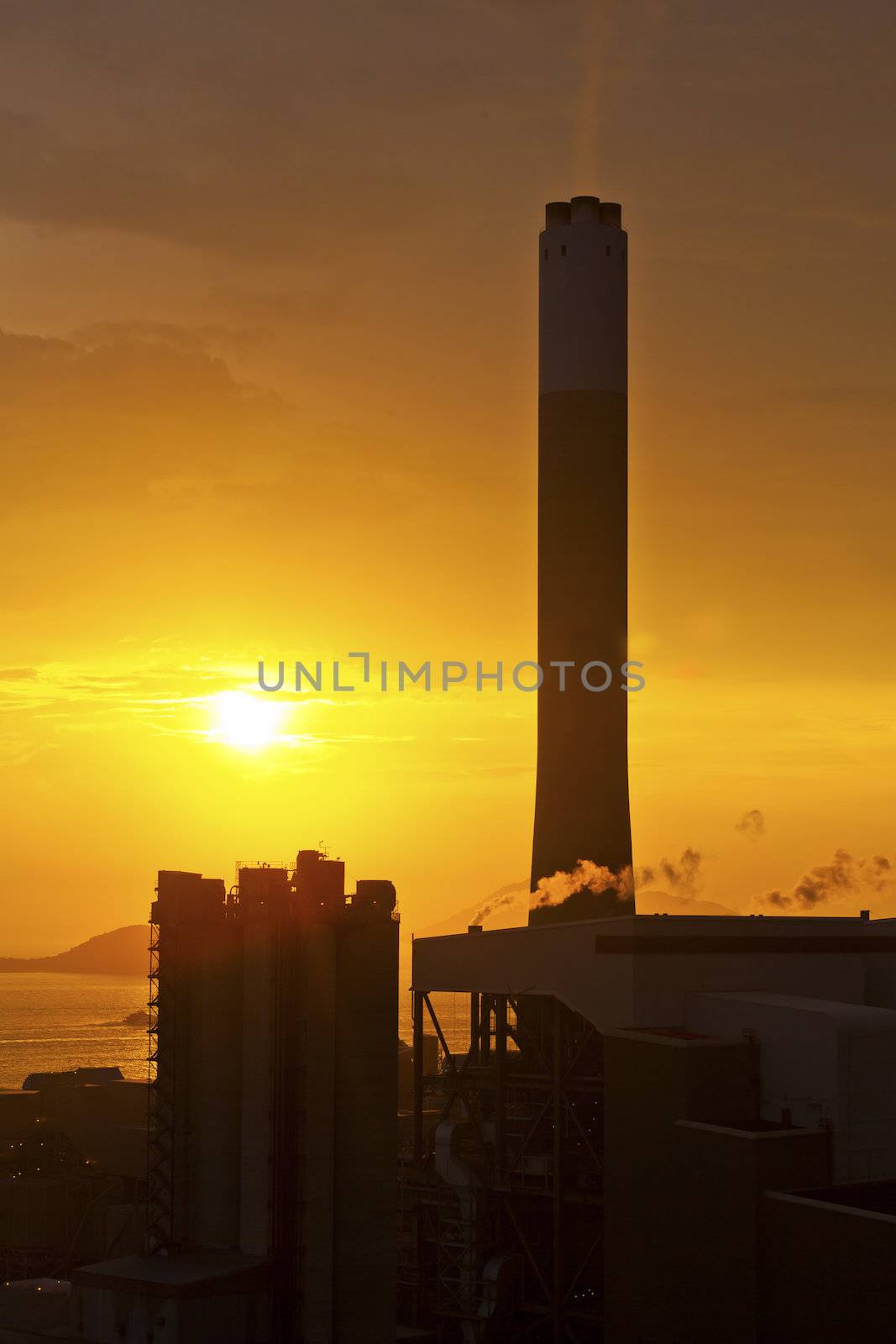 Air pollution in Hong Kong factory