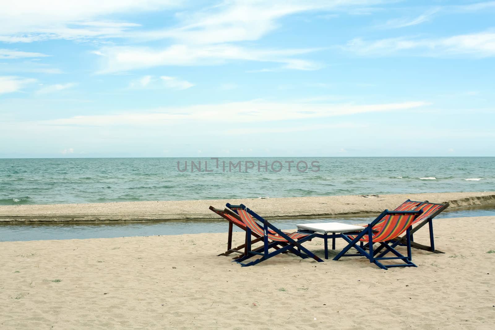 beach chairs by phanlop88