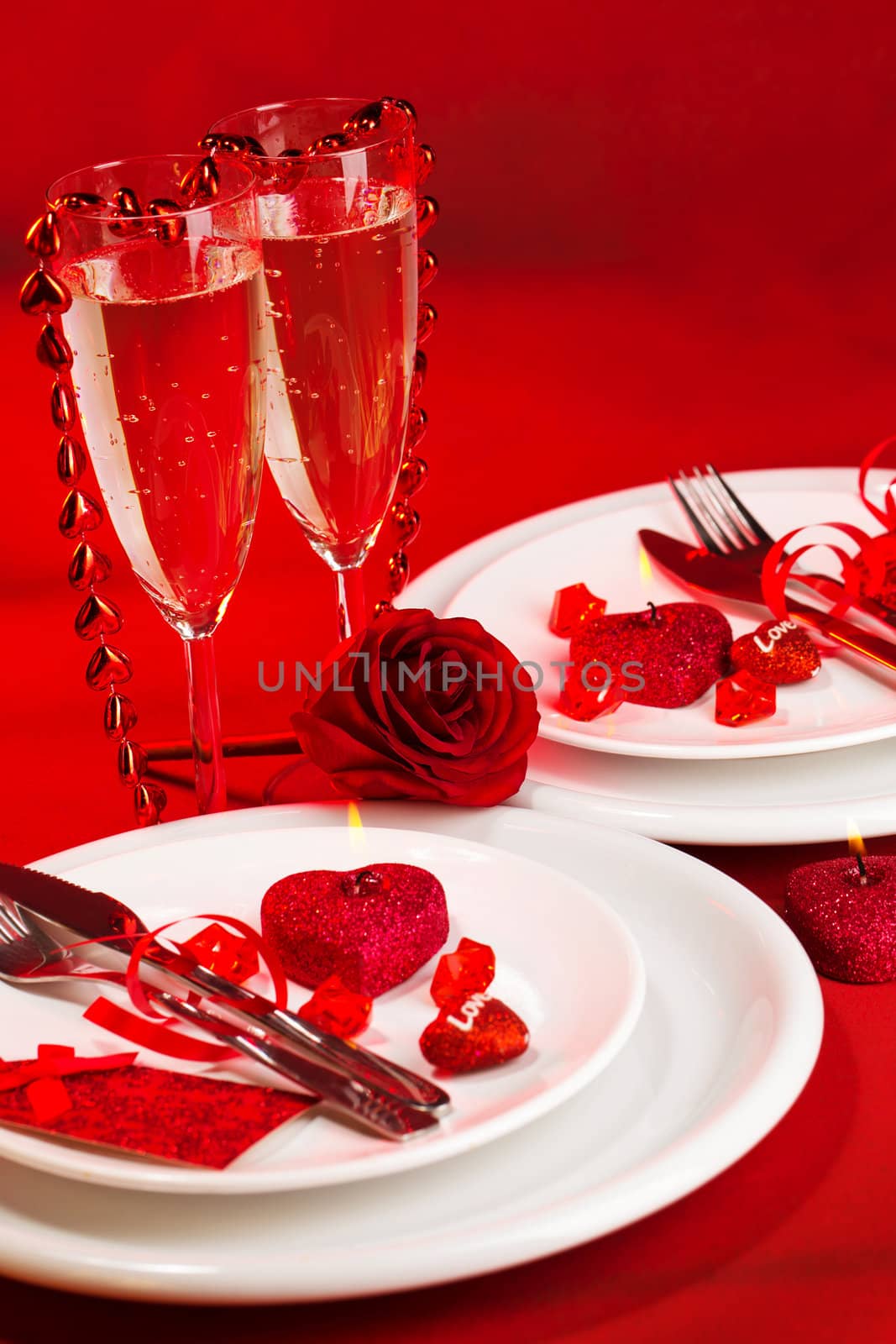 Valentine day dinner by Anna_Omelchenko