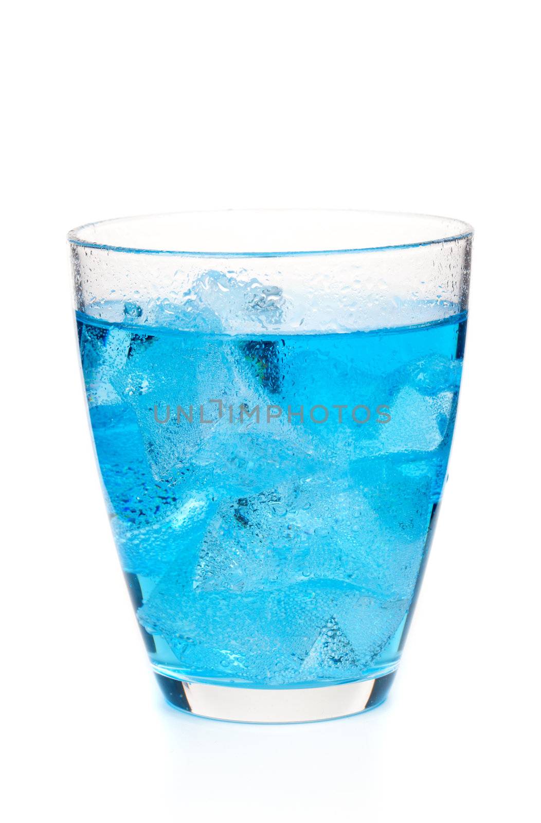 cocktail glass isolated on white background by motorolka