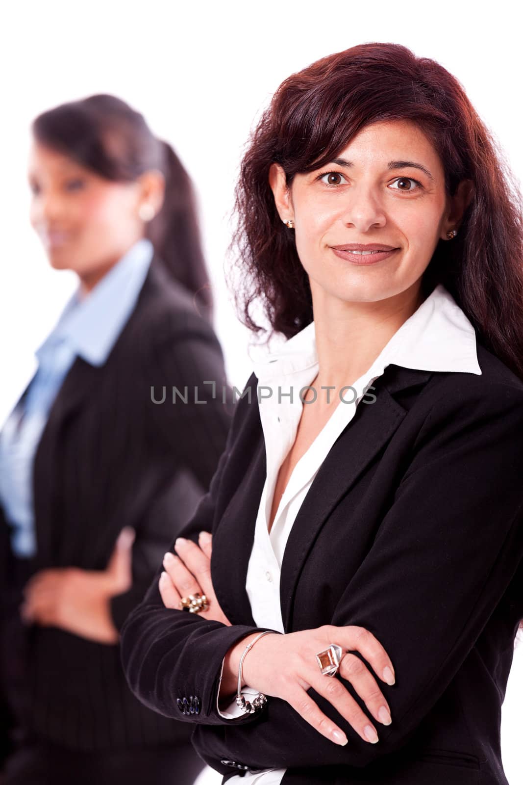 business team diversity happy isolated on white