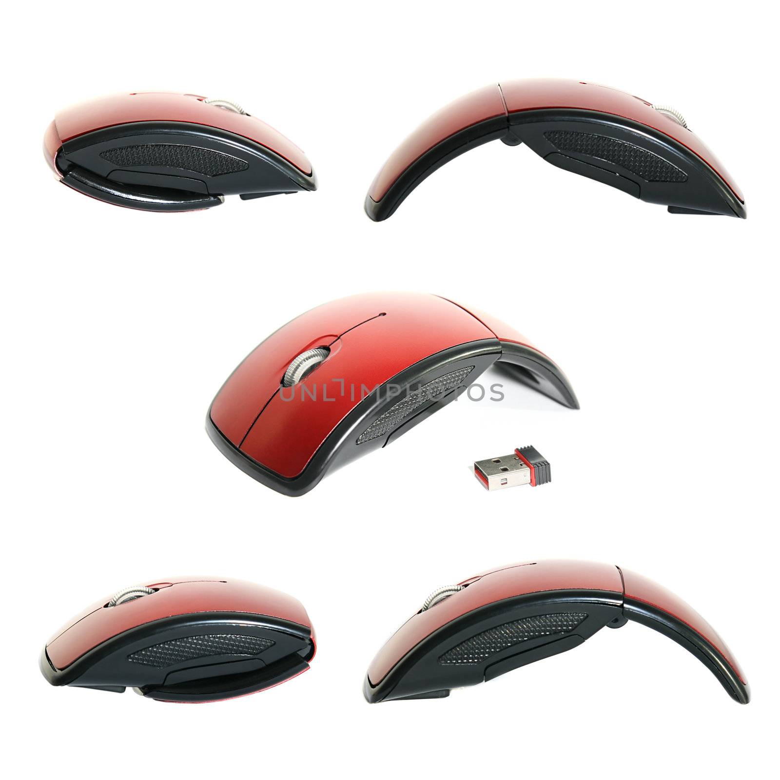 Red Wireless Mouse Collection by newt96