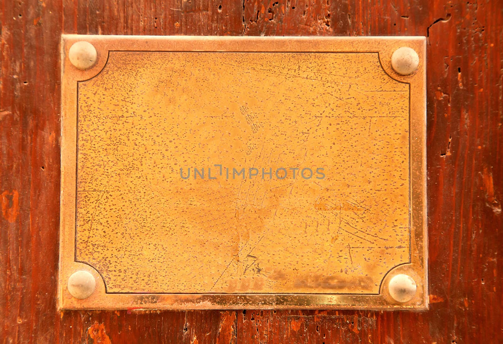 grunge empty metal plate abstract background