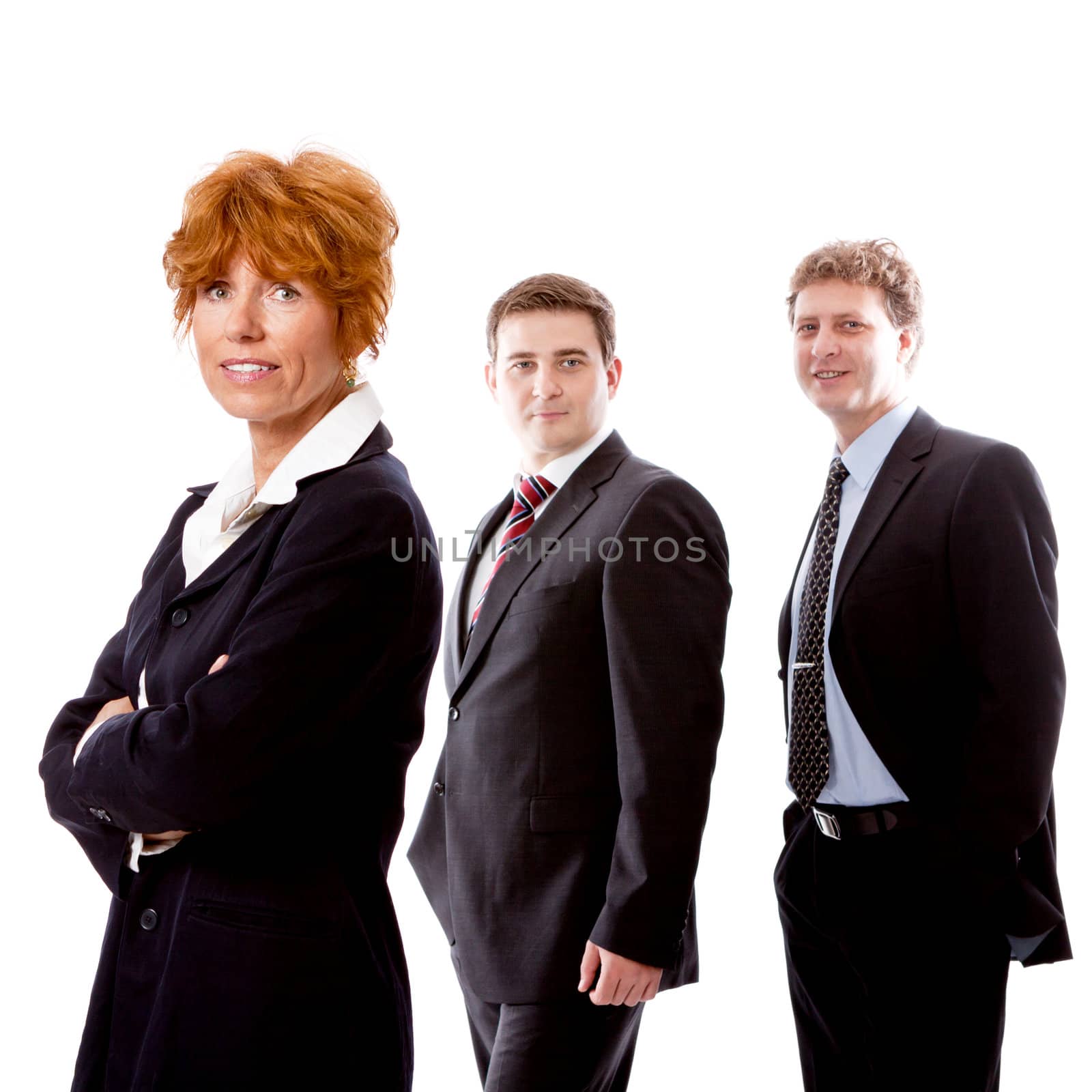 business team diversity happy isolated by juniart