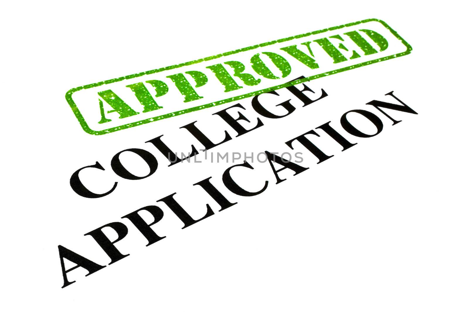 Approved College Application by chrisdorney