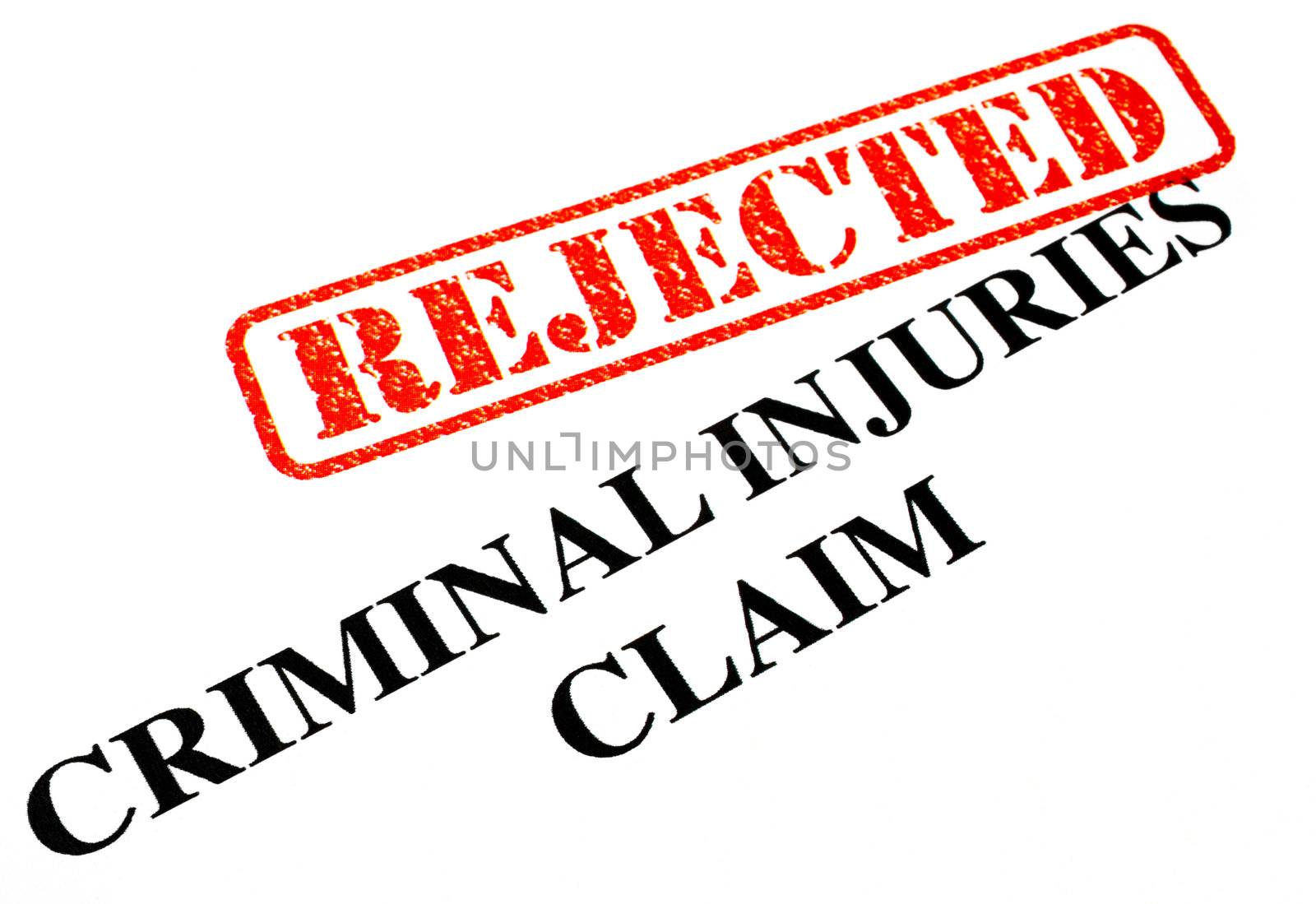 Unsuccessful Criminal Injuries Claim by chrisdorney