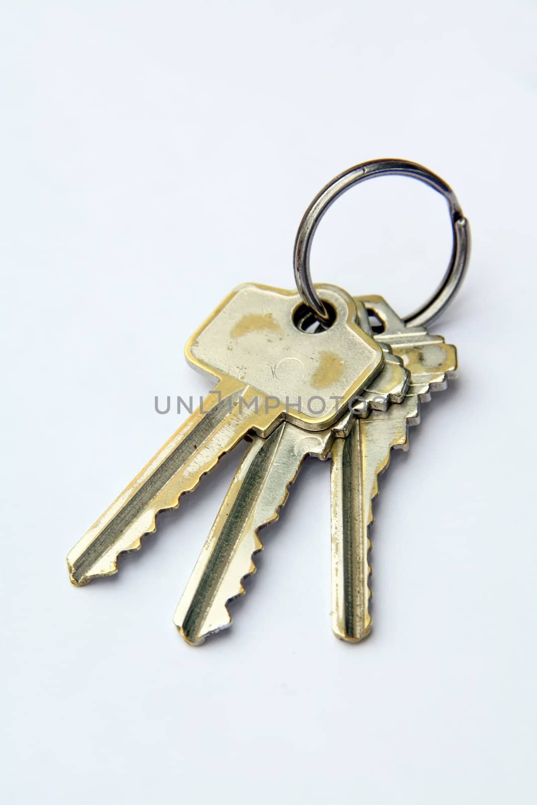 Keys isplated on white background