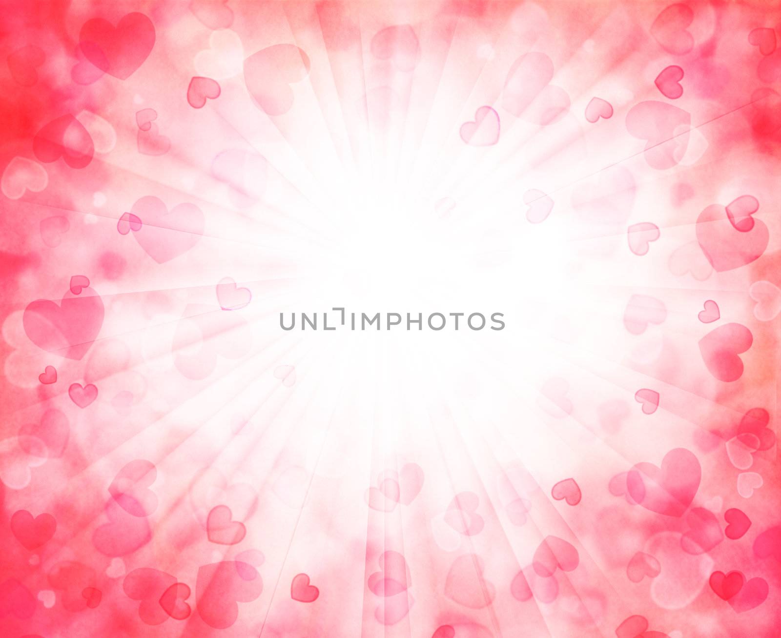 Vector background with beautiful pink hearts by anelina