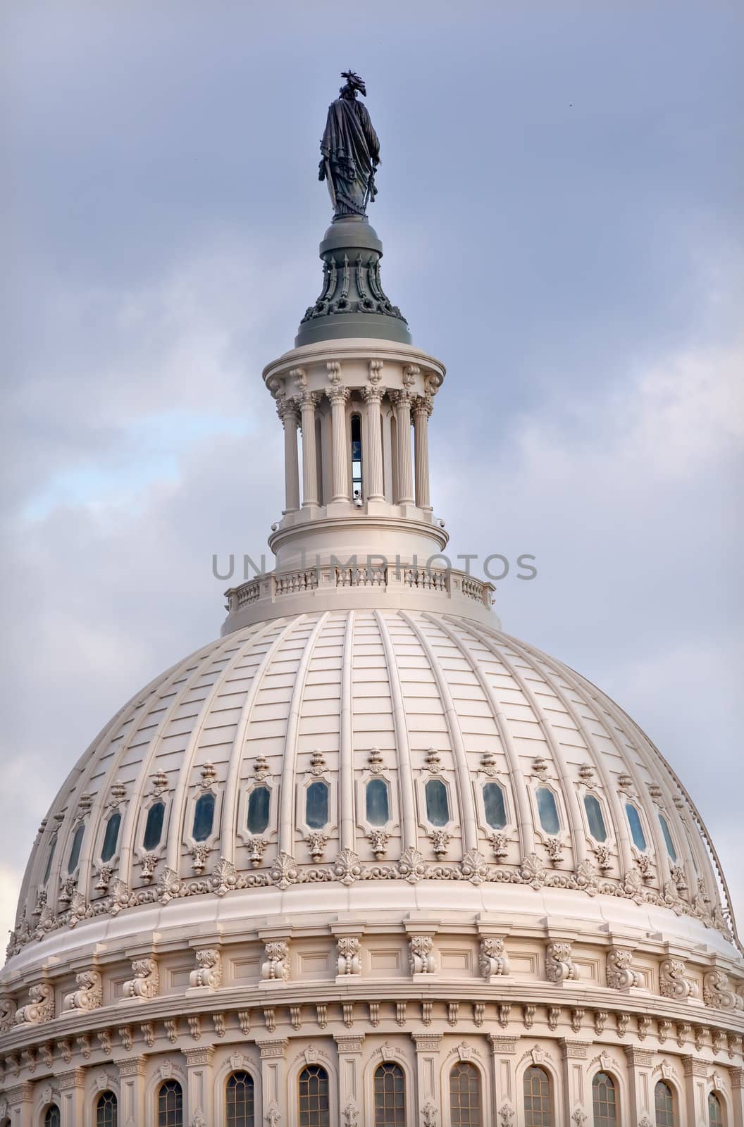 US Capitol Dome Freedom Statue Washington DC by bill_perry