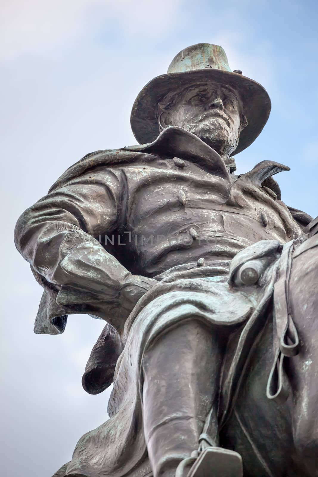 Ulysses US Grant Statue Civil War Memorial Capitol Hill Washington DC.  Created by Henry Shrady and dedicated in 1922.  Grant is riding Cincinnati, his famous horse.  