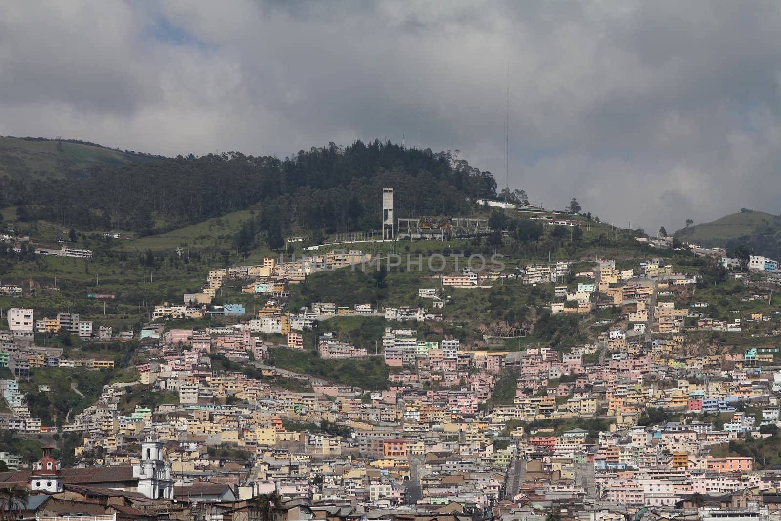 Neighbourhood in Quito, Ecuador
