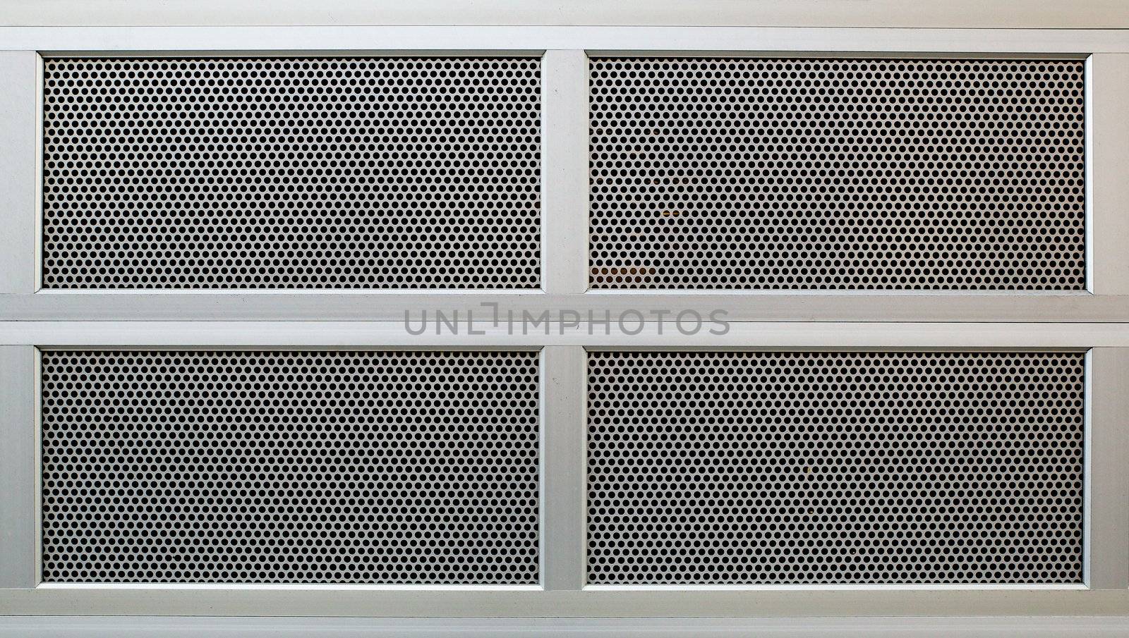 Perforated Steel Garage Security door 