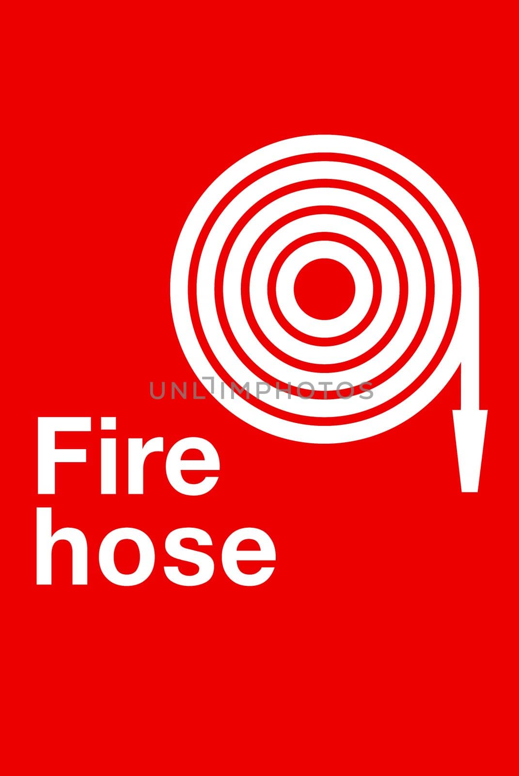 fire hose sign by ponsulak