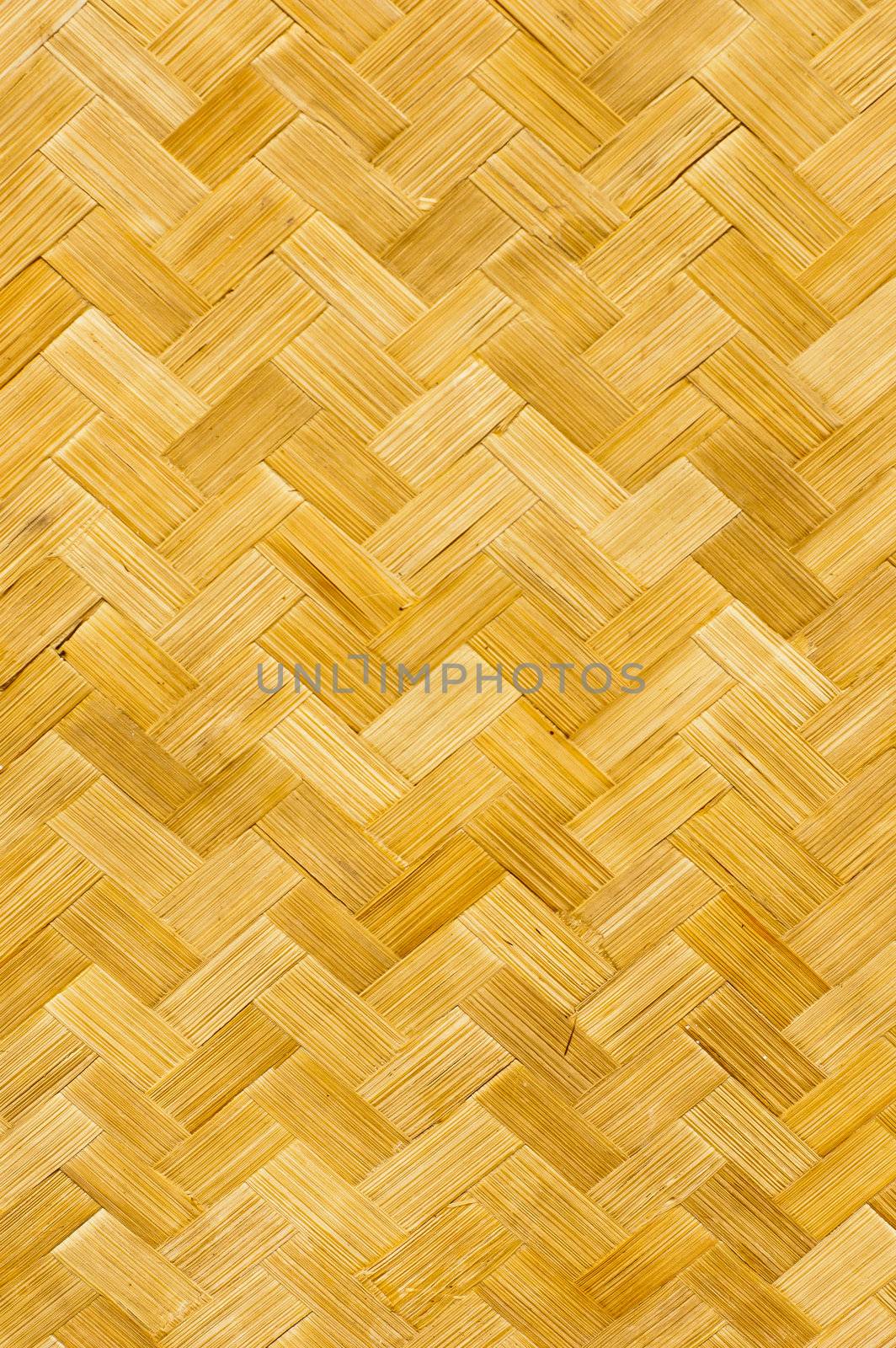 background of rattan in a woven pattern