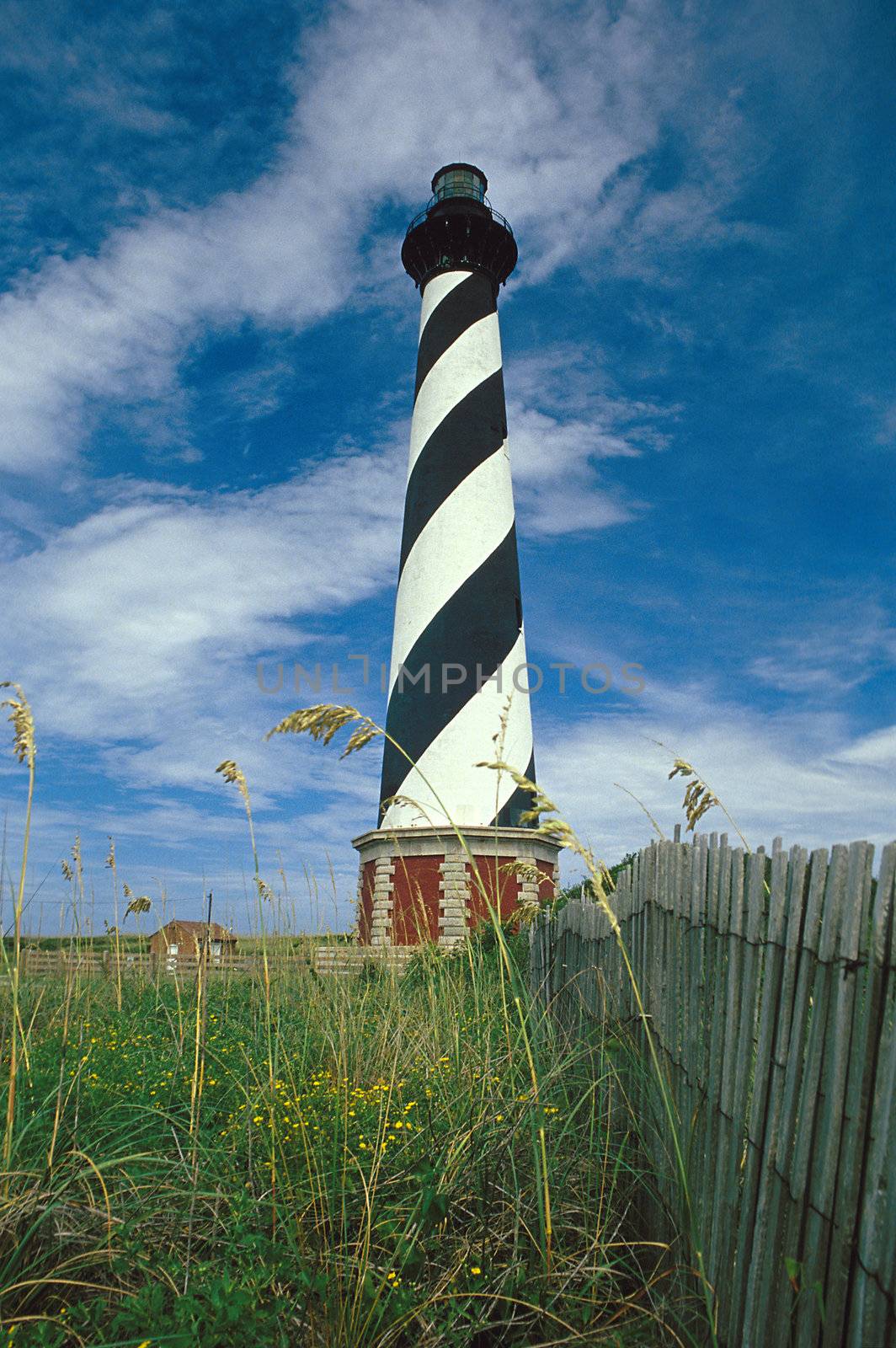 Cape Hatteras Lighthouse with Fence