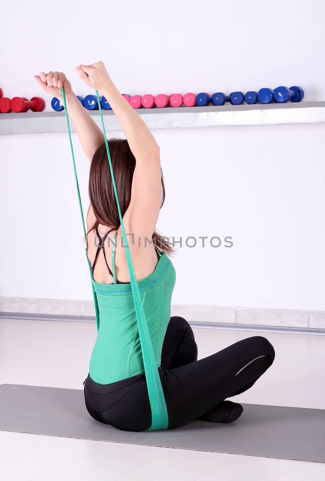 girl fitness exercise healthy lifestyle backside 